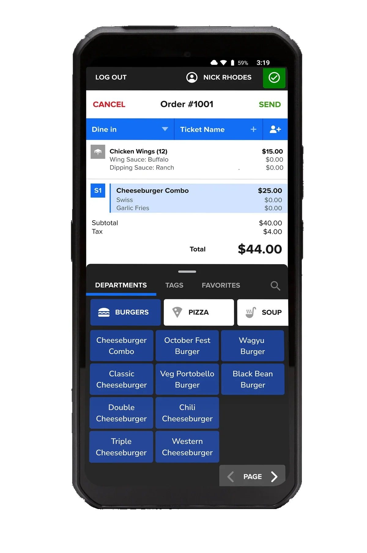 SkyTab Mobile handheld POS