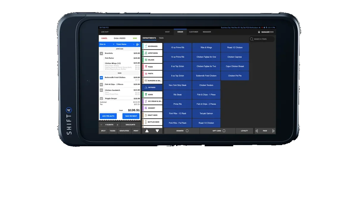 SkyTab Glass tablet POS